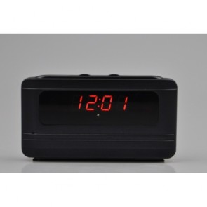 Motion Detection Clock Camera Recorder - 1280X720 Remote Control Portable Alarm Clock Spy Camera DVR with Motion Detection Support TF Card UP to 16GB